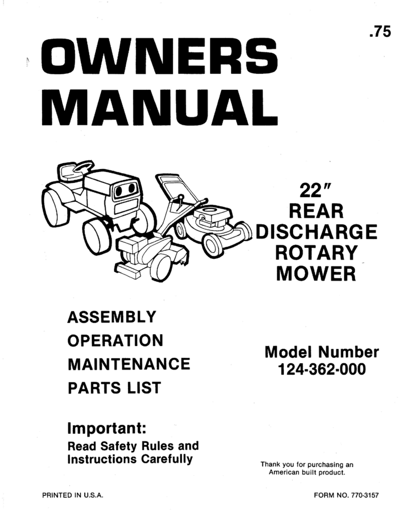 MTD 124-362-000 User manual