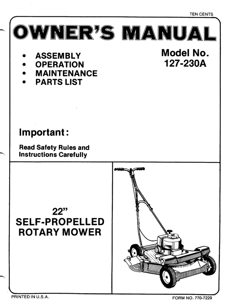 MTD 127-230A User manual MTD 127-230A User manual