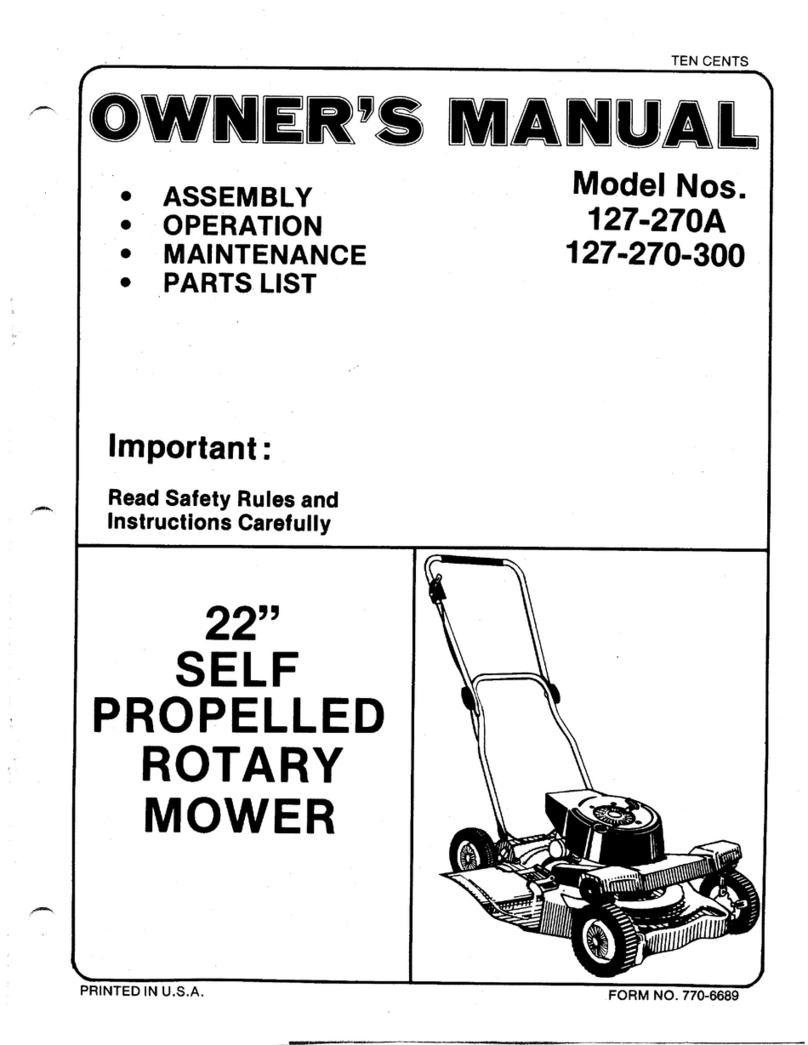 MTD 127-270-300 owner's manual