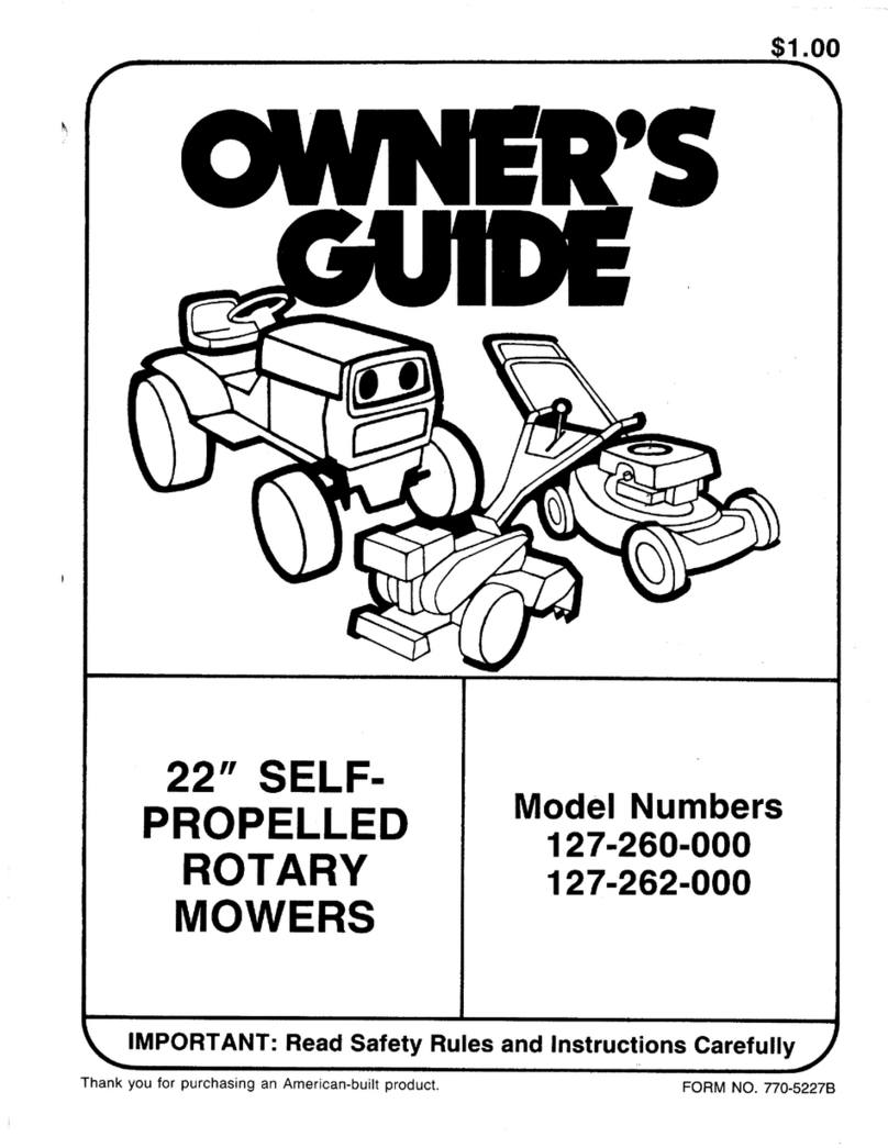 MTD 127-260-000 User manual