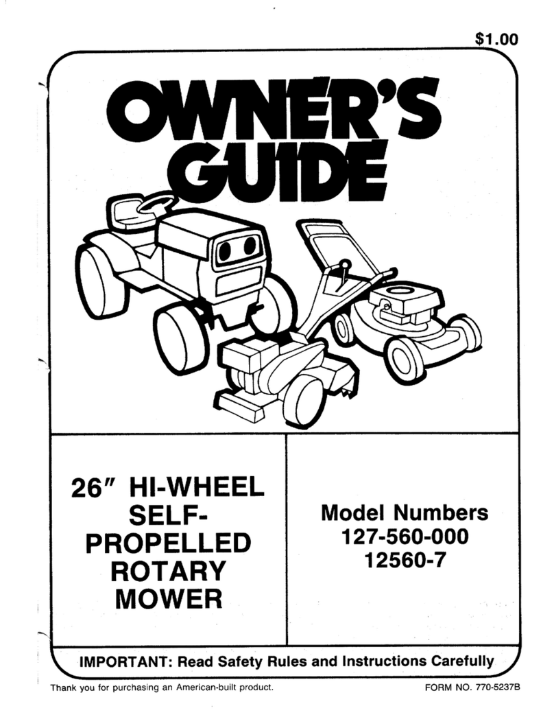 MTD 12560-7 owner's guide