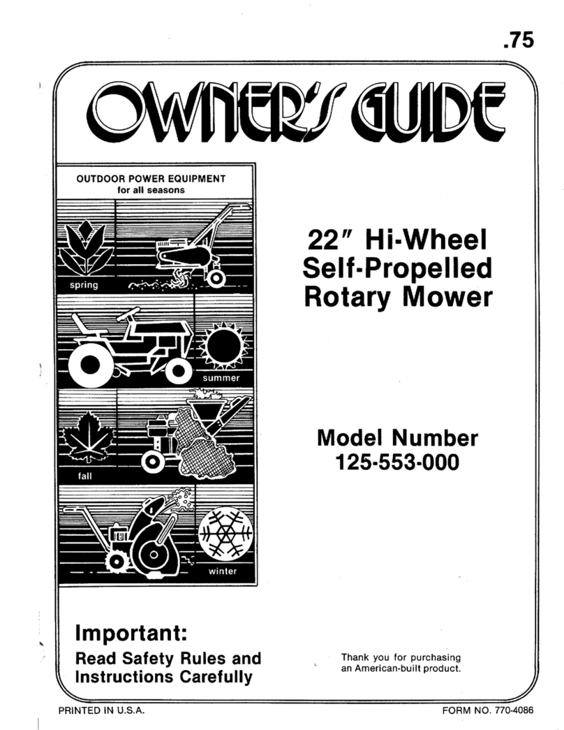 MTD 125-553-000 User manual