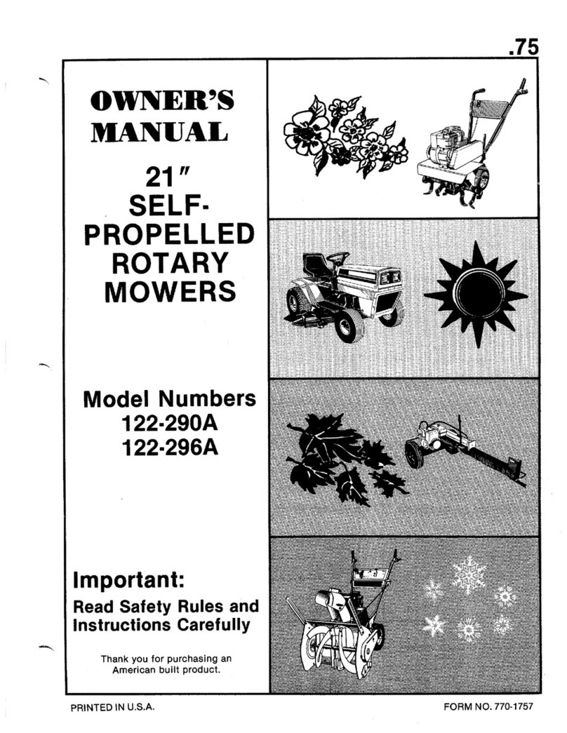 MTD 122-290A User manual