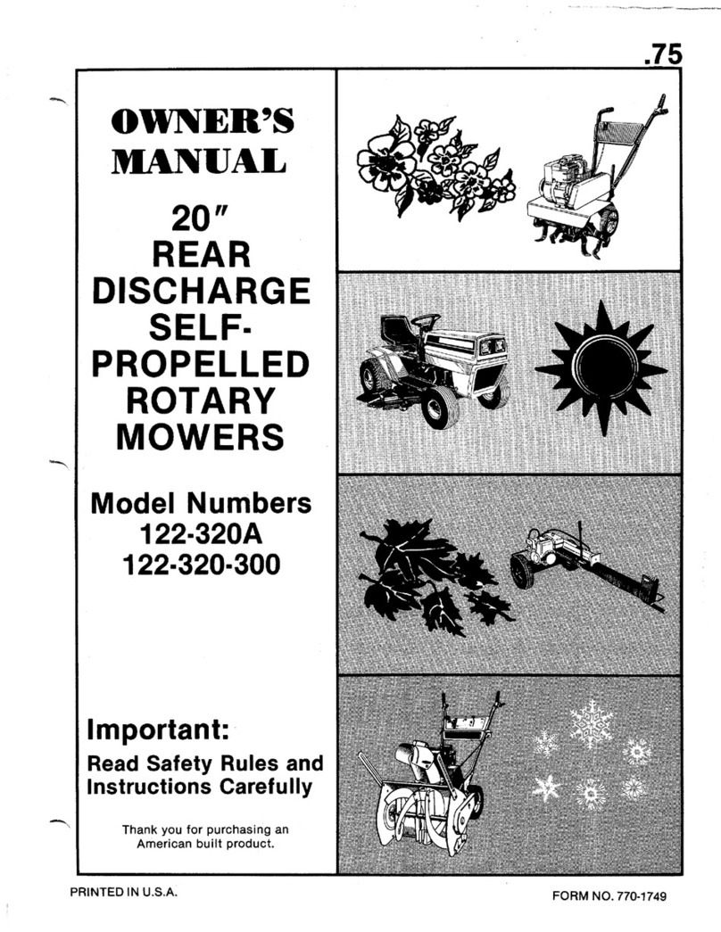 MTD 122-320-300 User manual
