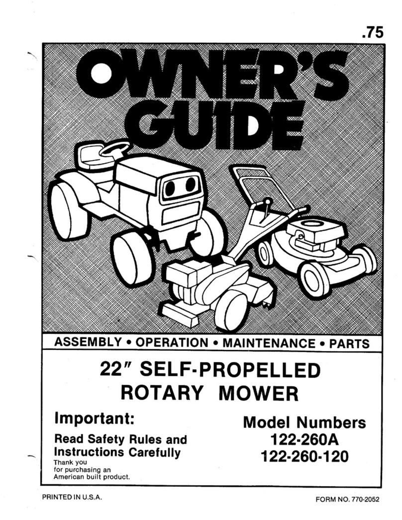 MTD 122-260-120 User manual