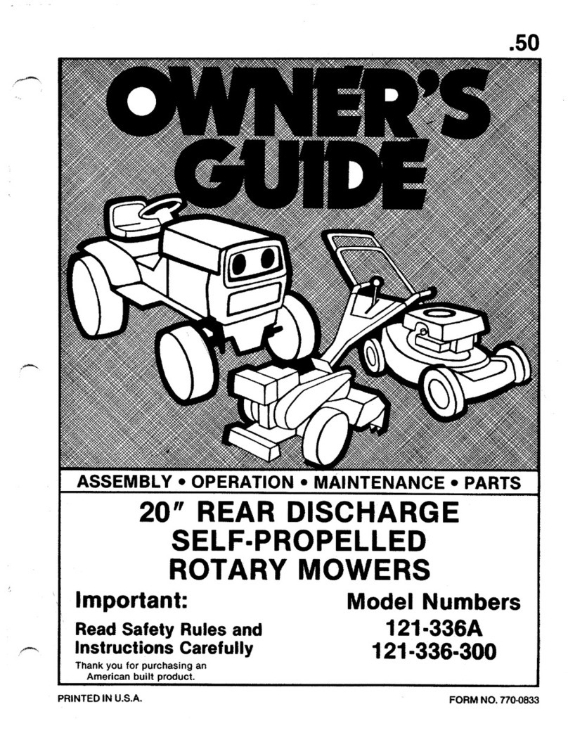 MTD 121-336-300 User manual