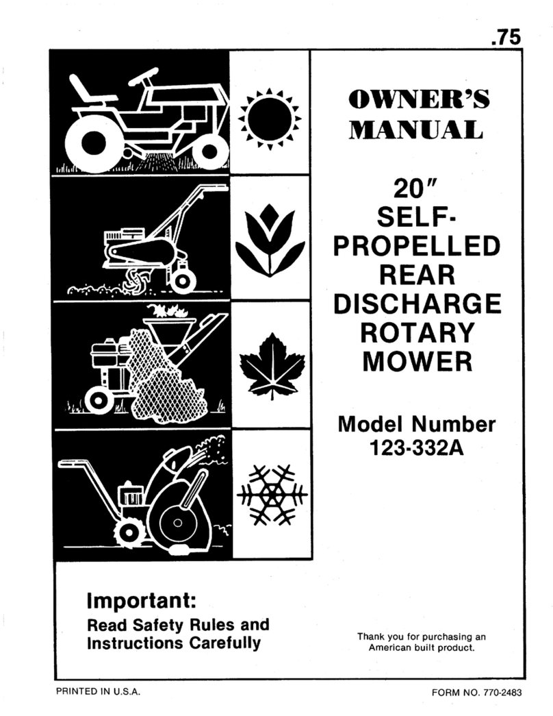 MTD 123-332A User manual