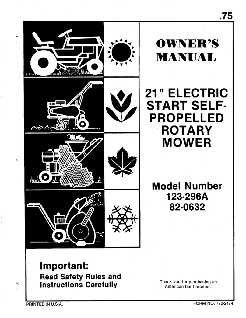 MTD 123-296A User manual