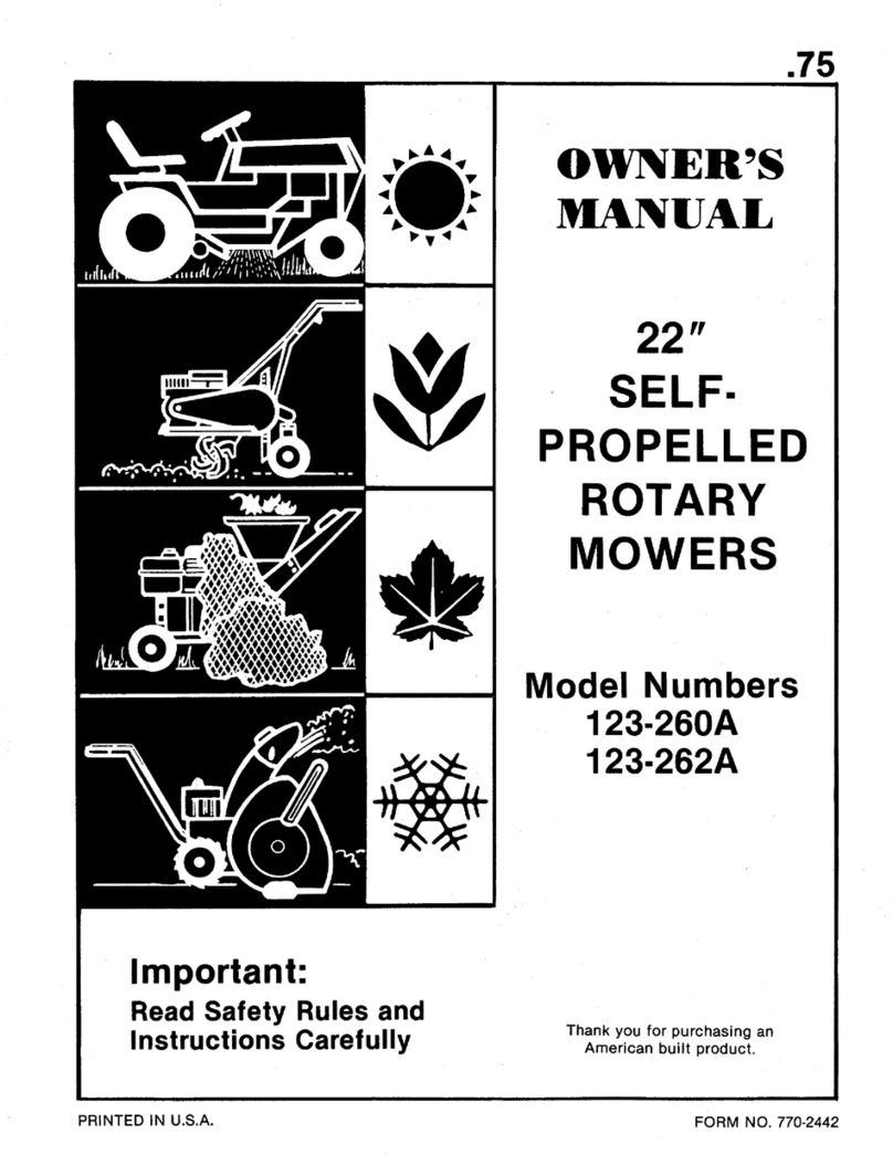 MTD 123-260A owner's manual MTD 123-260A owner's manual