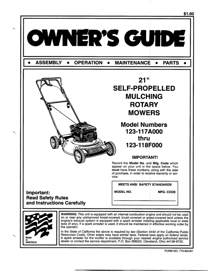 MTD 123-117A000 User manual