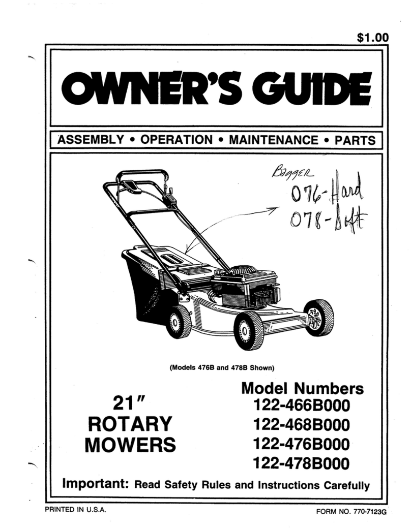 MTD 122-466B000 User manual MTD 122-466B000 User manual