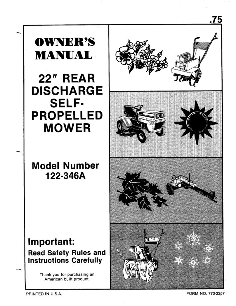 MTD 122-346A User manual