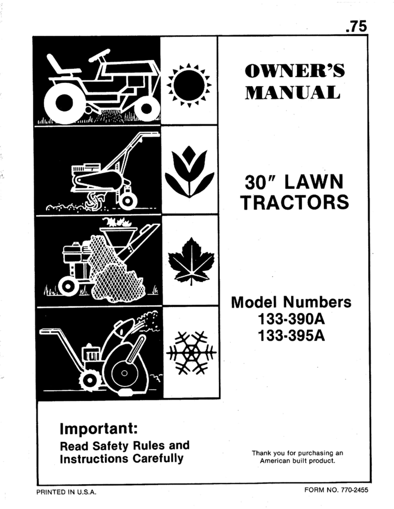 MTD 133-390A owner's manual