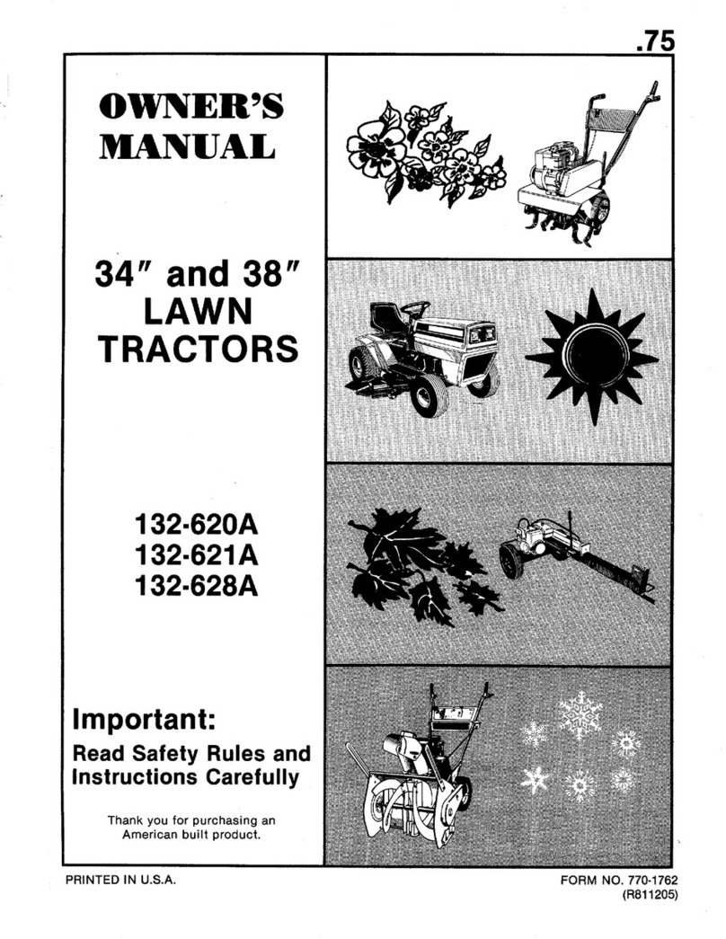 MTD 132-620A owner's manual