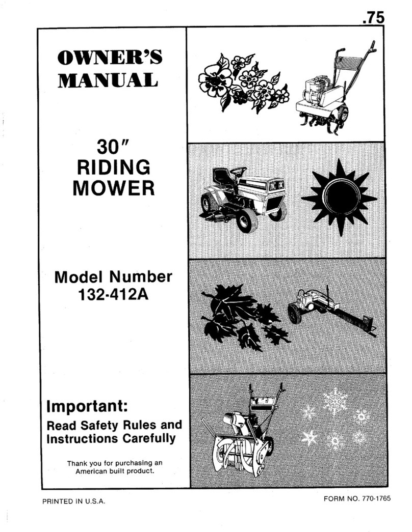 MTD 132-412A owner's manual