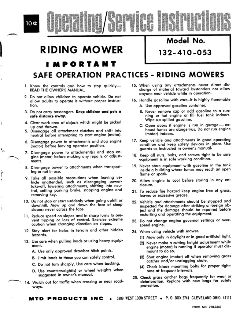 MTD 132-410-053 User manual