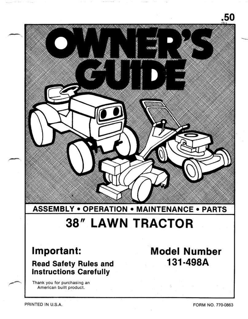 MTD 131-498A User manual