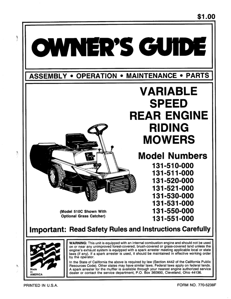 MTD 131-510-000 User manual