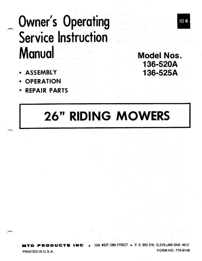 MTD 136-520A Manual