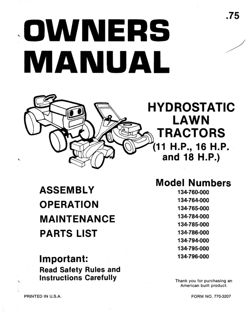 MTD 134-760-000 owner's manual