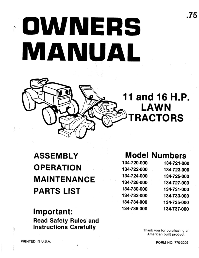 MTD 134-720-000 owner's manual