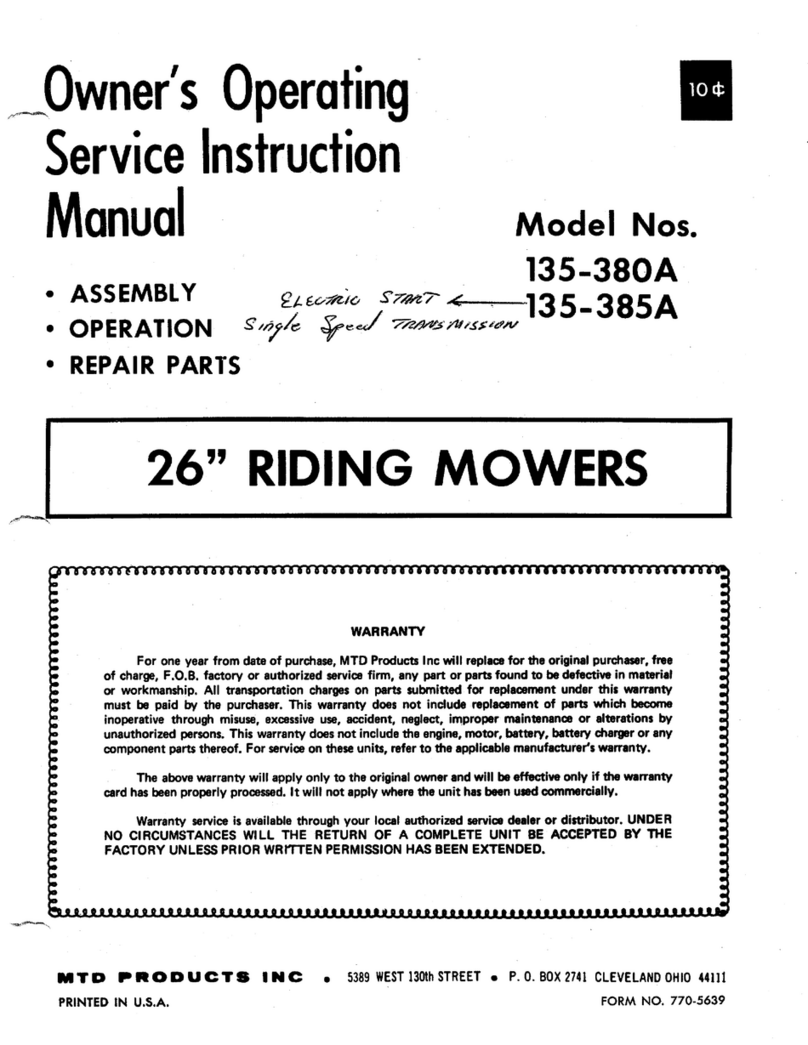 MTD 135-385A Manual