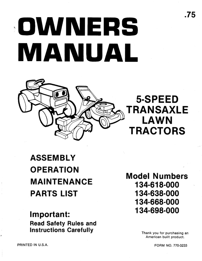 MTD 134-618-000 User manual MTD 134-618-000 User manual
