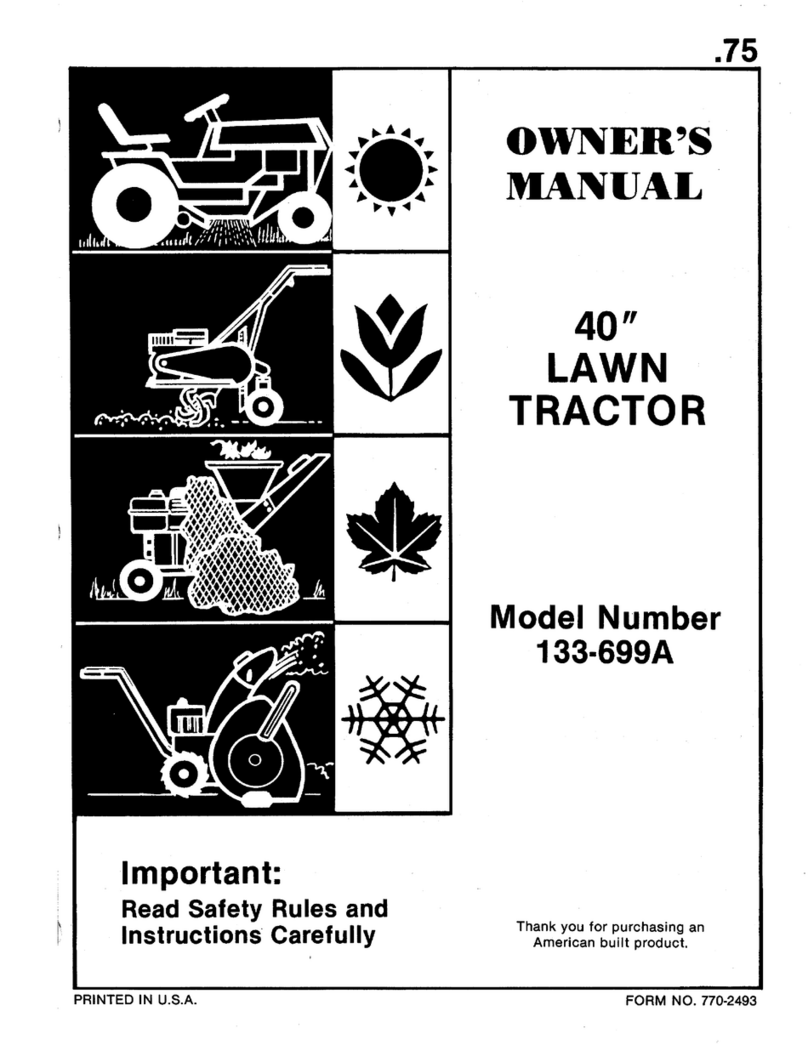 MTD 133-699A owner's manual