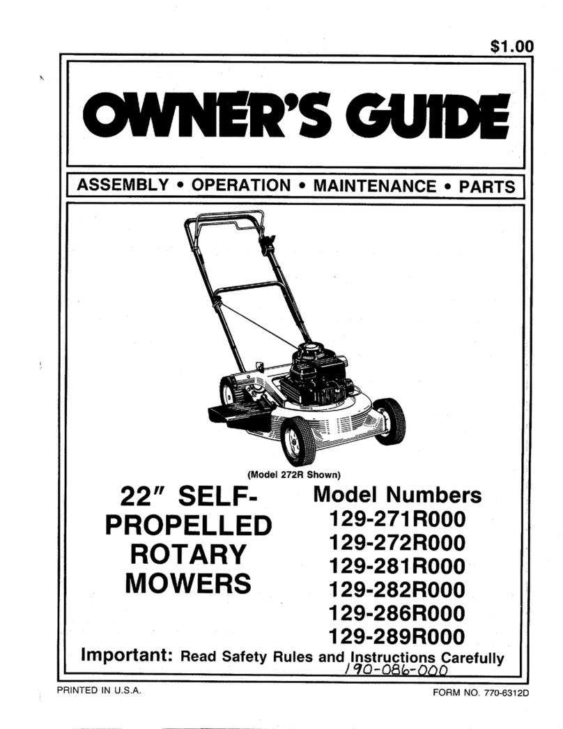 MTD 129-271R000 User manual