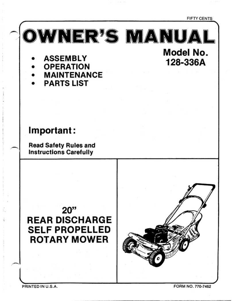 MTD 128-336A owner's manual