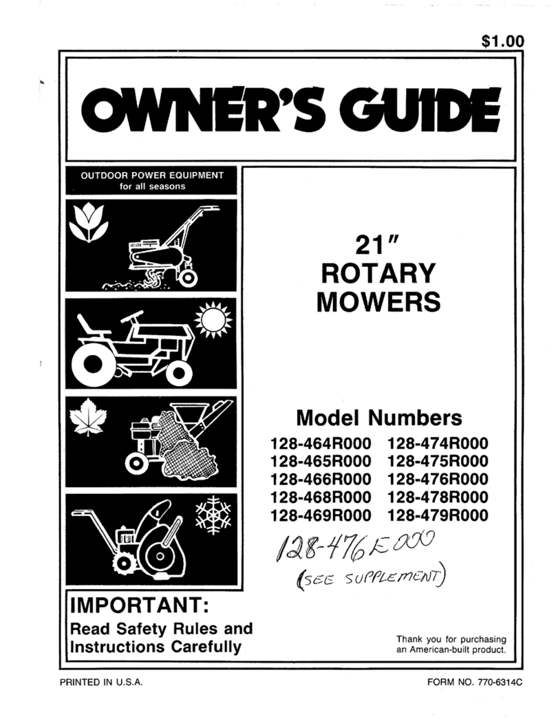 MTD 128-464R000 owner's guide