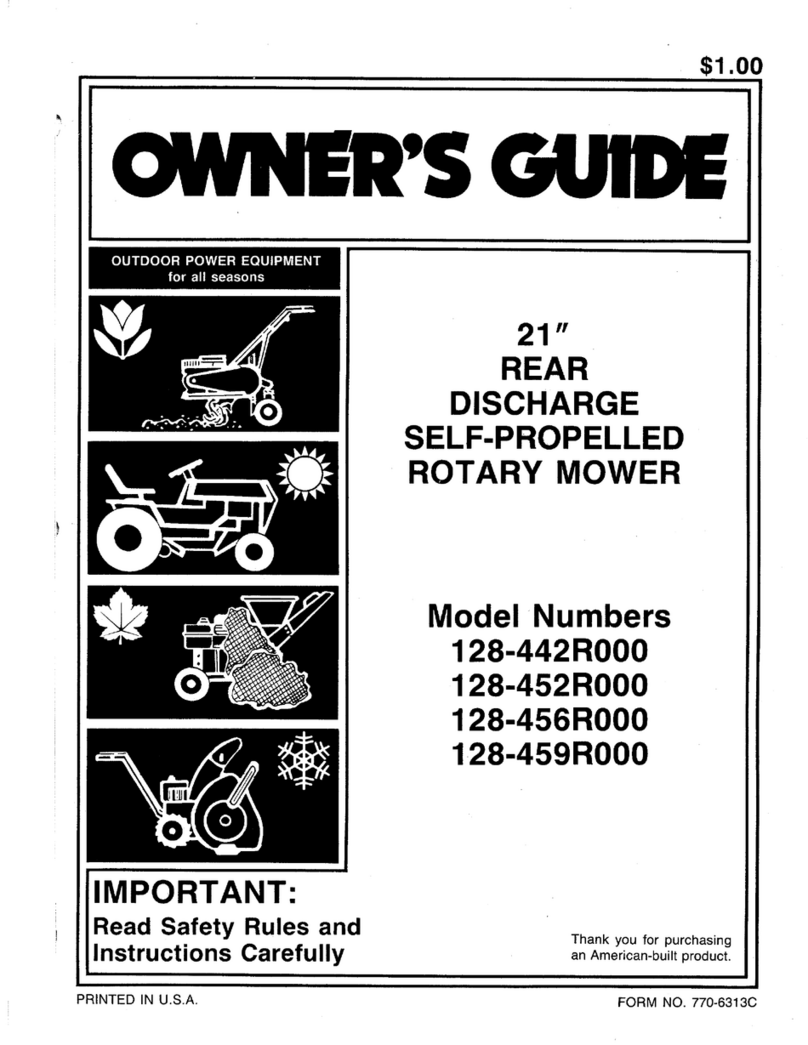 MTD 128-452R000 owner's guide