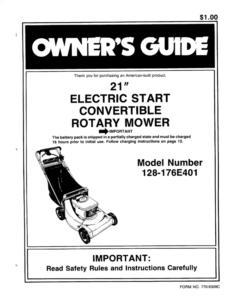 MTD 128-176E401 owner's guide