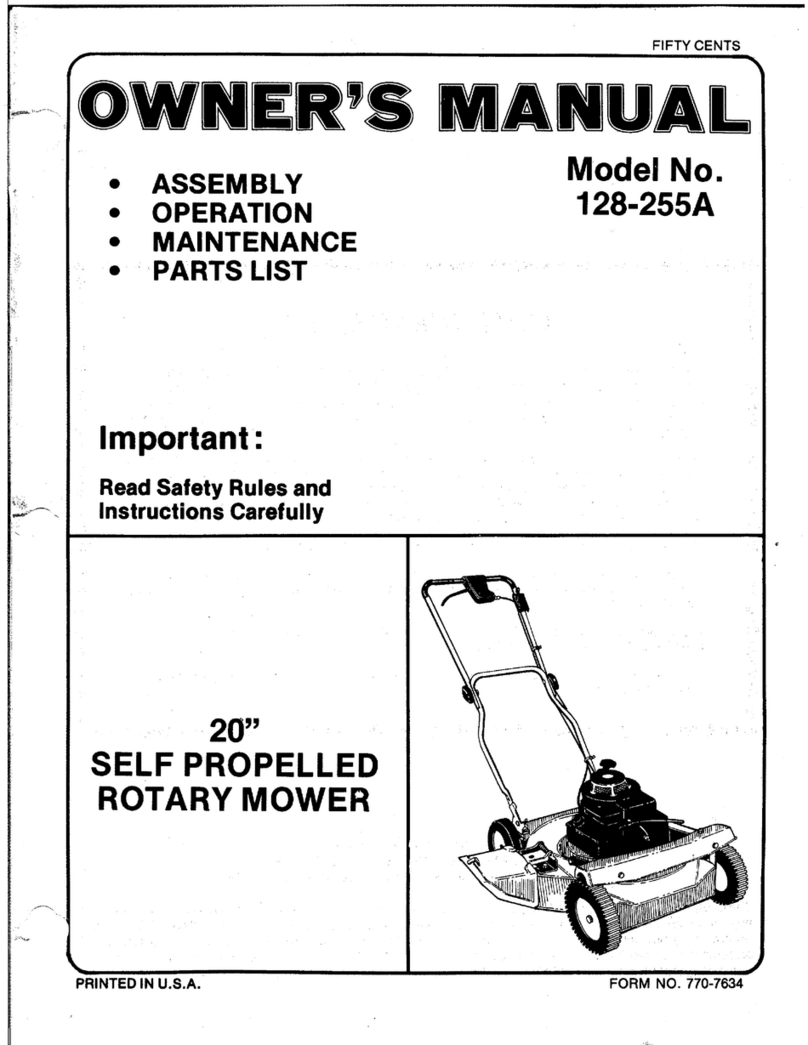 MTD 128-255A User manual