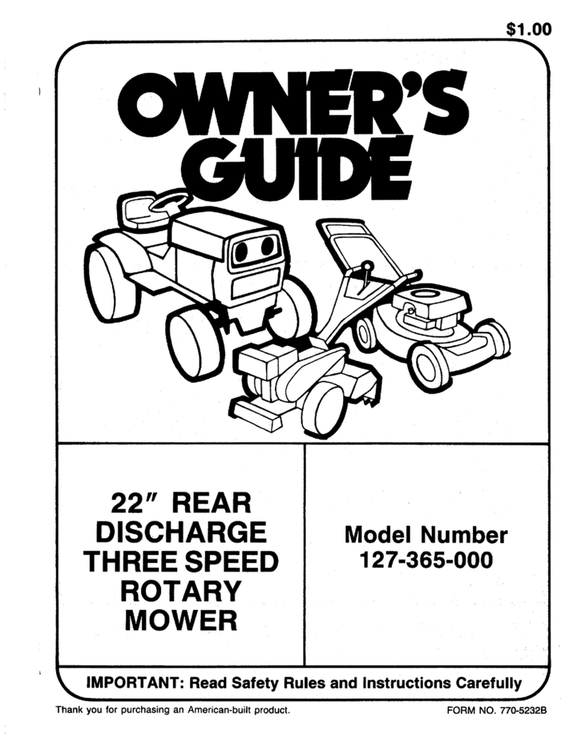 MTD 127-365-000 User manual