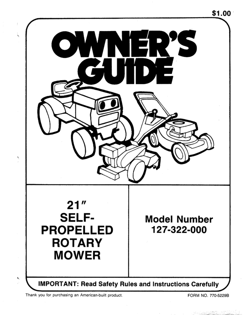 MTD 127-322-000 owner's guide