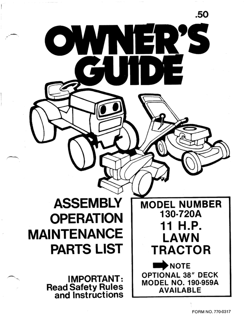 MTD 130-720A User manual