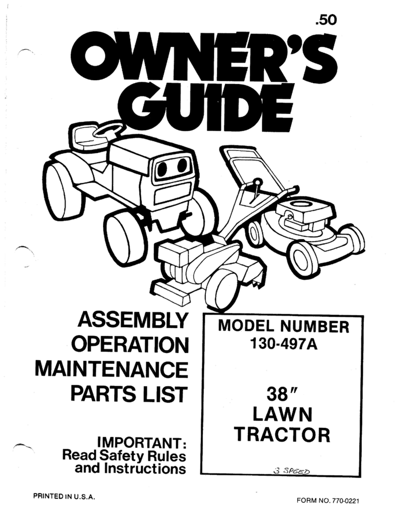 MTD 130-497A User manual