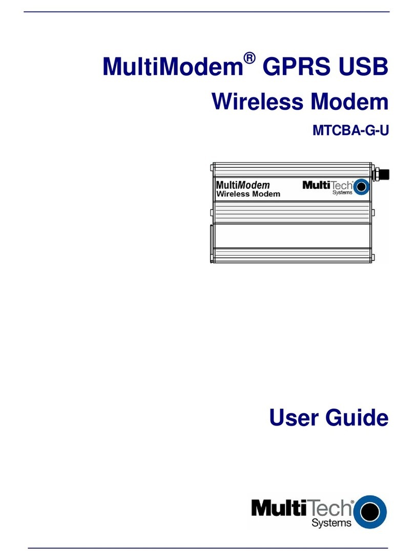 Multitech GPRS User manual