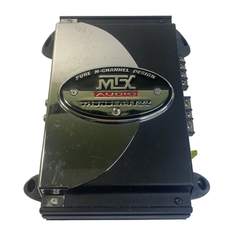 MTX Thunder4122 User manual MTX Thunder4122 User manual