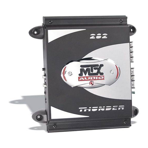 MTX Thunder202 User manual