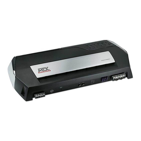 MTX Thunder TA7402 User manual MTX Thunder TA7402 User manual