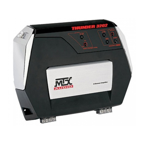 MTX Thunder TA3202 User manual MTX Thunder TA3202 User manual