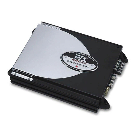 MTX Thunder 6304 User manual MTX Thunder 6304 User manual