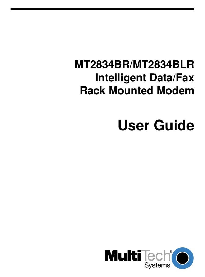 Multitech MultiModem MT2834BLR User manual