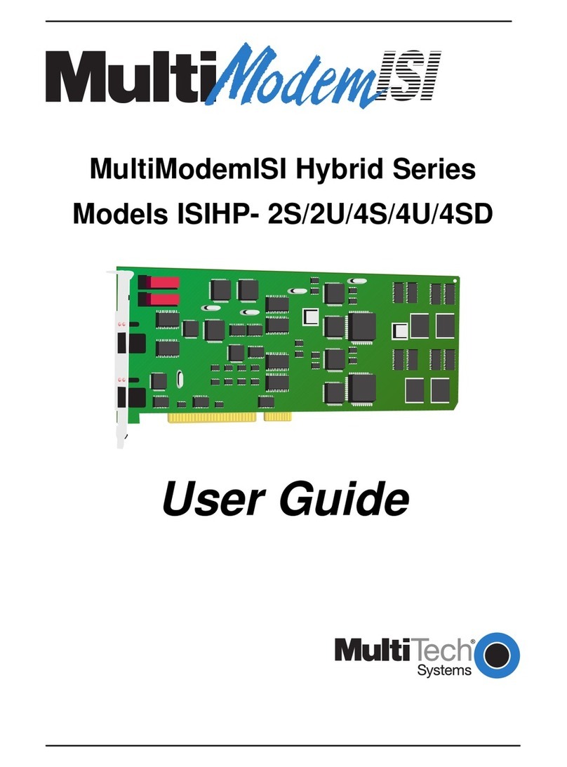 Multitech MultiModem ISIHP-2S User manual