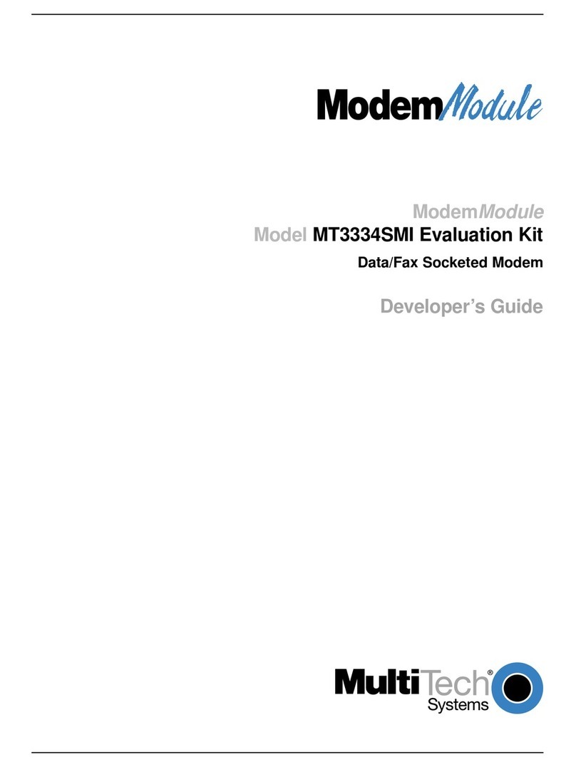 Multitech Modem Module MT3334SMI Instruction Manual