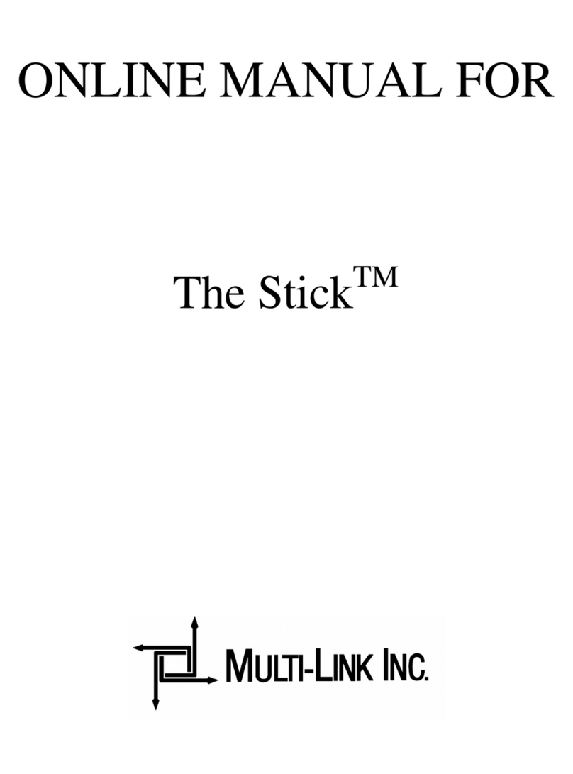 Multilink The Stick Voice/Fax/Modem Call Processor Setup guide