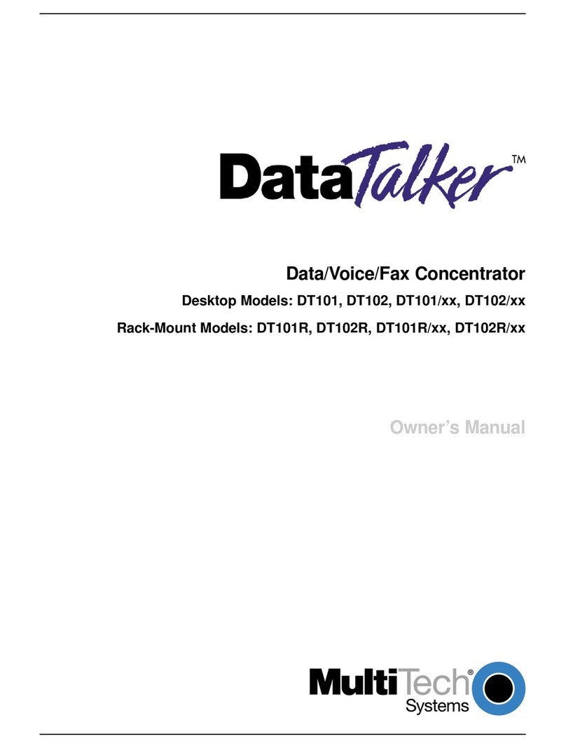Multitech DataTalker DT101 User manual