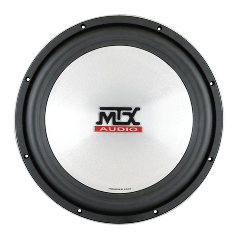 MTX Thunder T5515-44 User manual